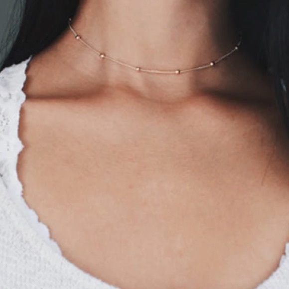 Beads ☆ Gold Chain Choker GIFT - Picture 3 of 4